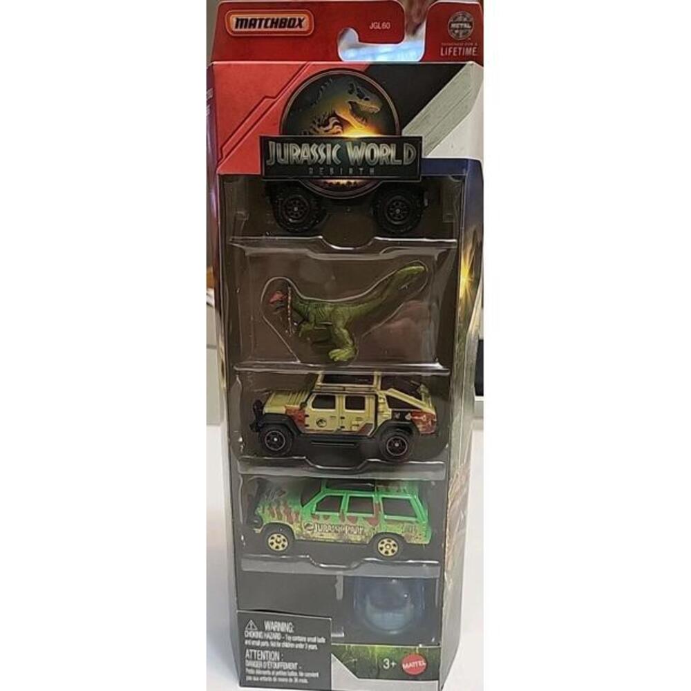 🦖 Jurassic World Rebirth Adventure Seekers - 5 Pack - Matchbox Gift Set JGL60